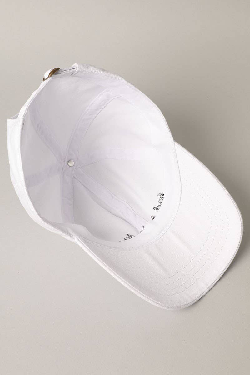 Bad hair day Lettering Embroidery Baseball Cap