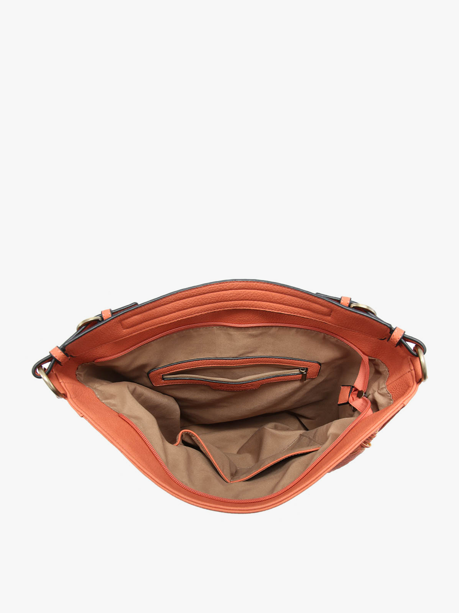 M2049 Aris Whipstitch Hobo/Crossbody w/ Guitar Strap