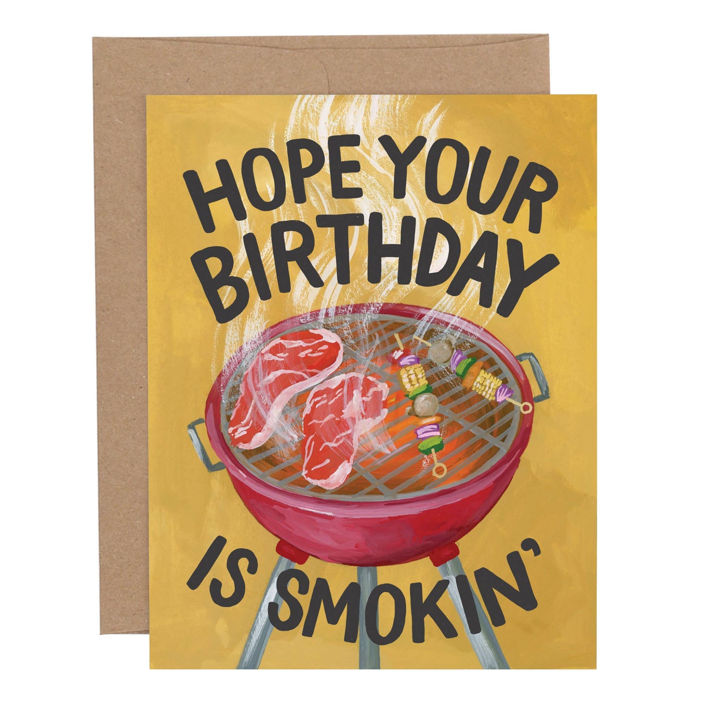 Smokin Birthday Greeting Card