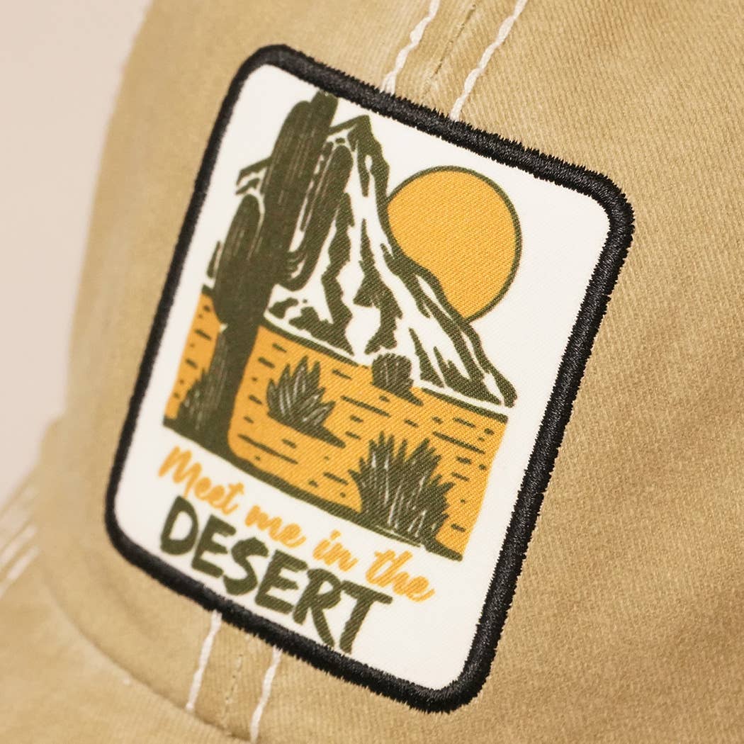 Meet Me In The Desert Mesh Back Baseball Cap