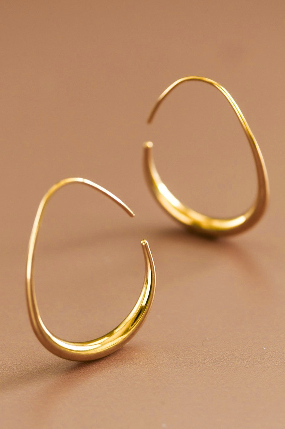 18k Waterproof Non-tarnish Stainless Steel Hoops