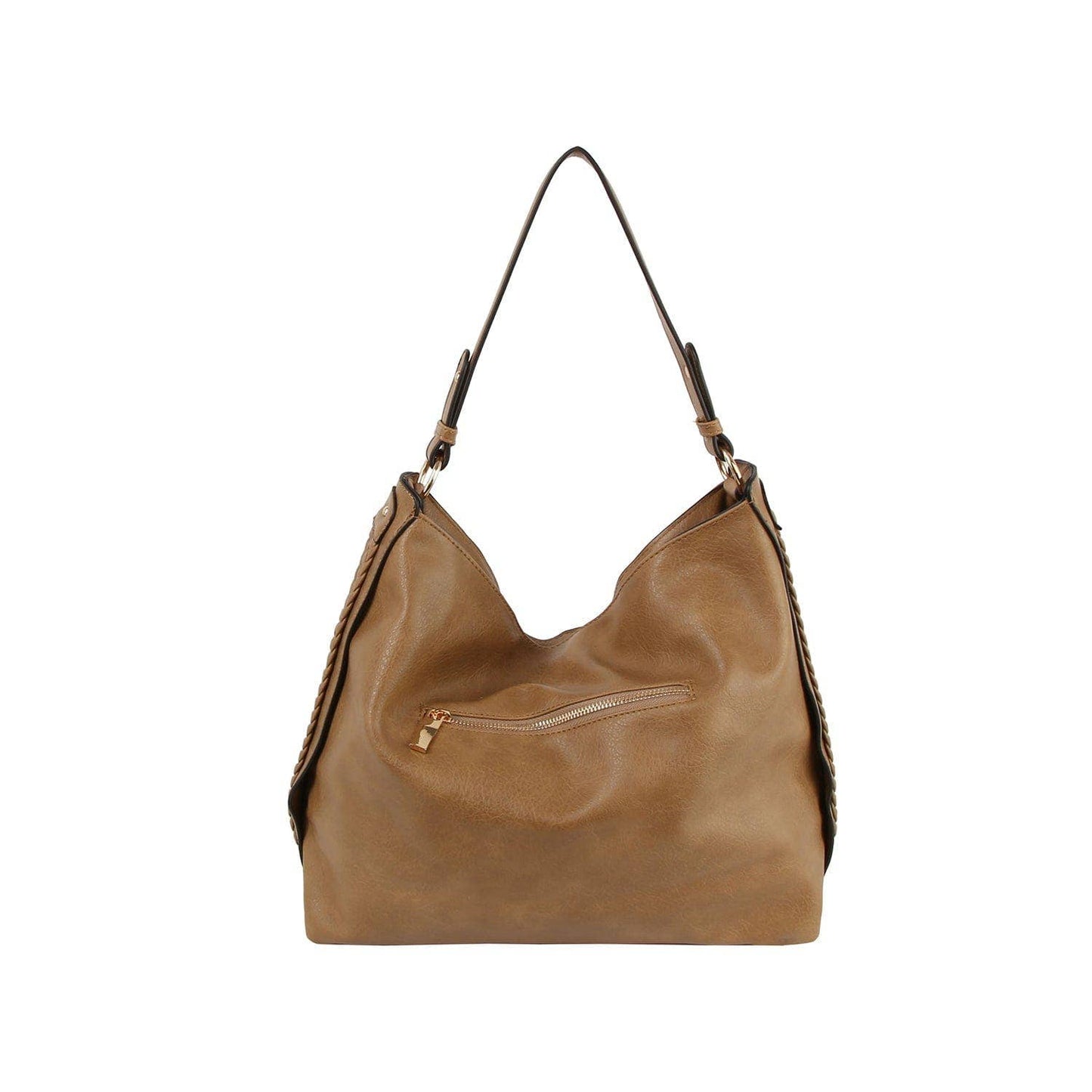 LH113Z Braided Side Detail Hobo Bag