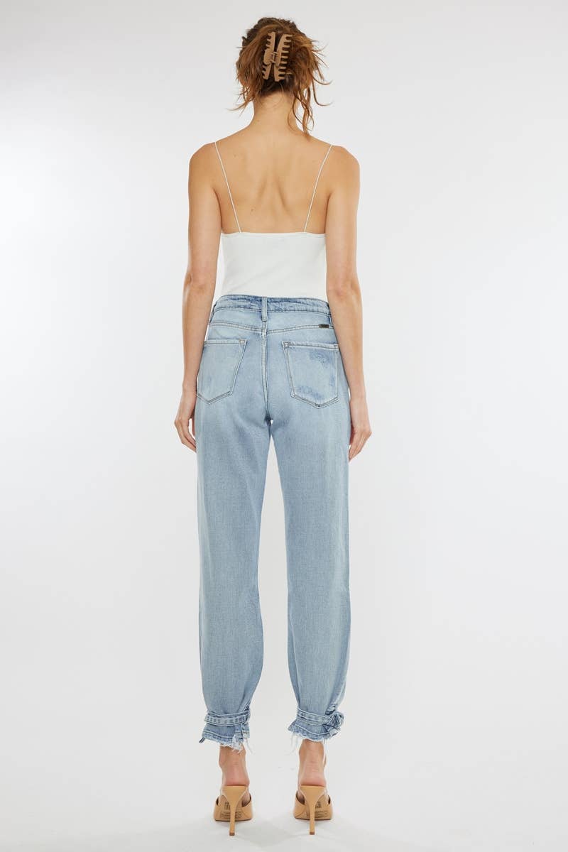 KC- High Rise Jogger Denim