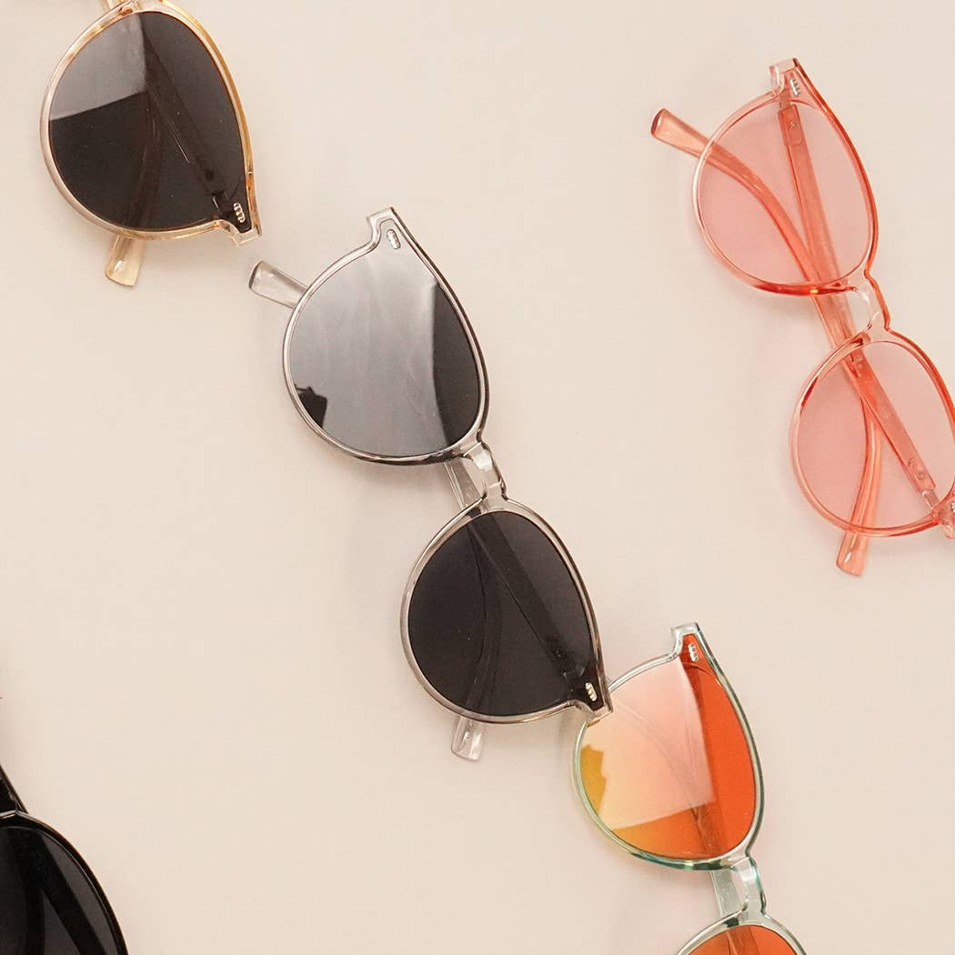 Acetate Round Fashion Sunglasses