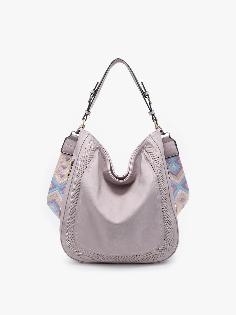 M2049 Aris Whipstitch Hobo/Crossbody w/ Guitar Strap