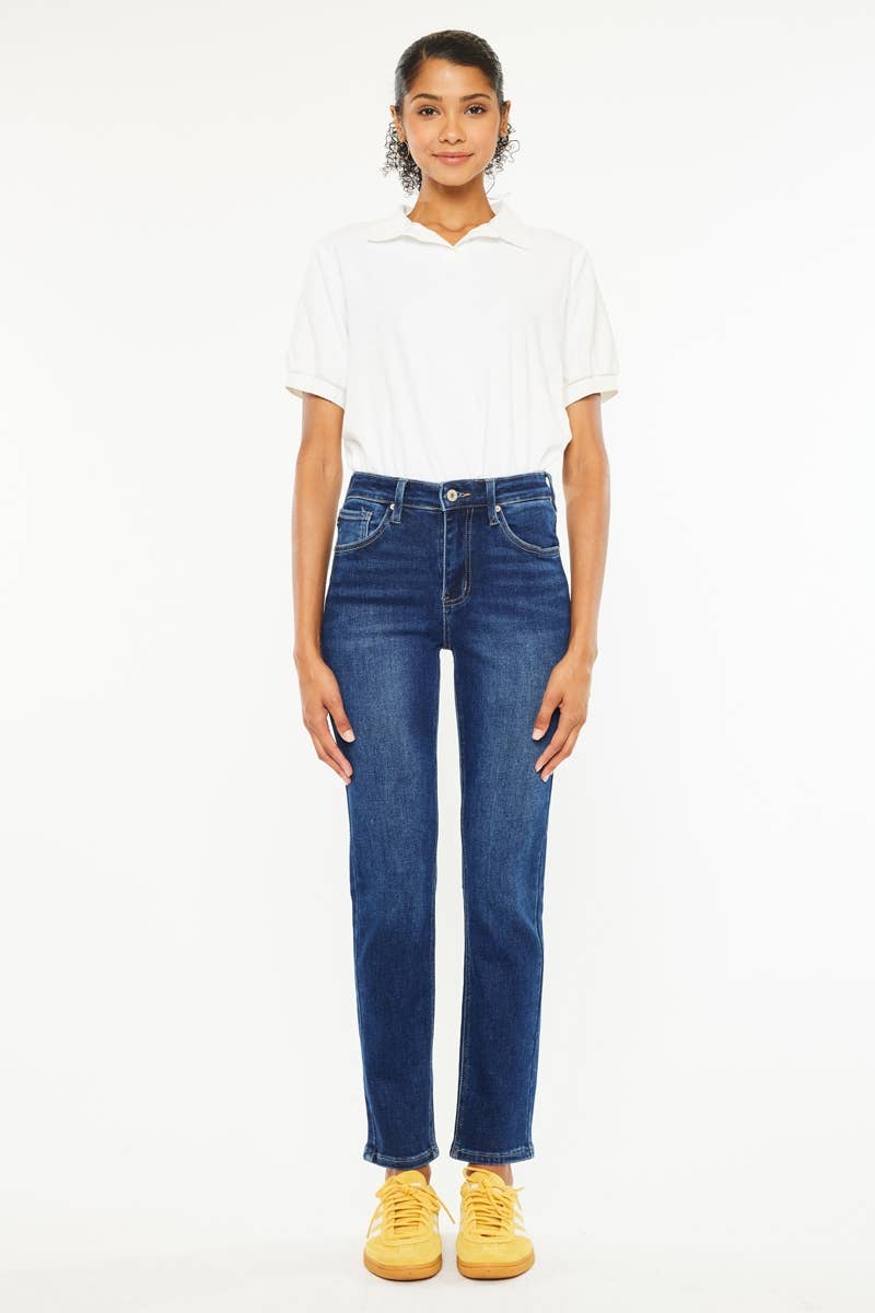 KC - Cigarette Fit Dark Wash
