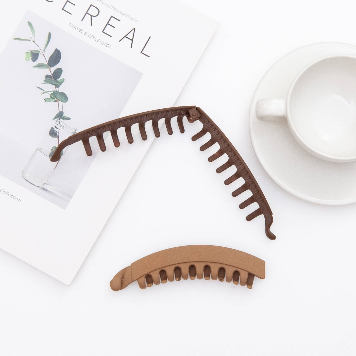 Large Matte Banana Claw Clip