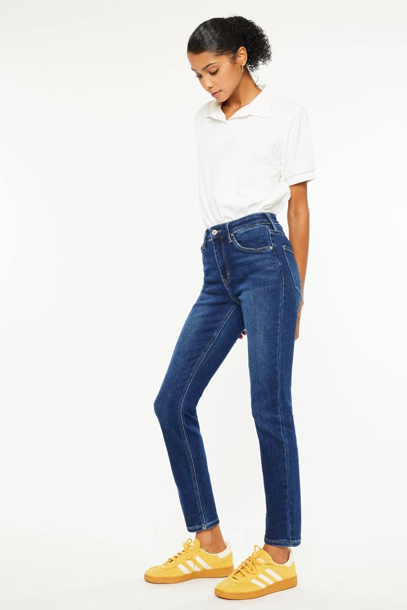KC - Cigarette Fit Dark Wash