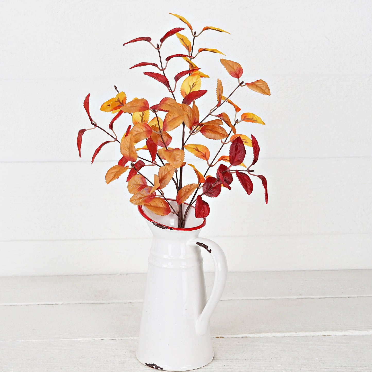 31657-19in Spray-Fall mix Ficus Leaves