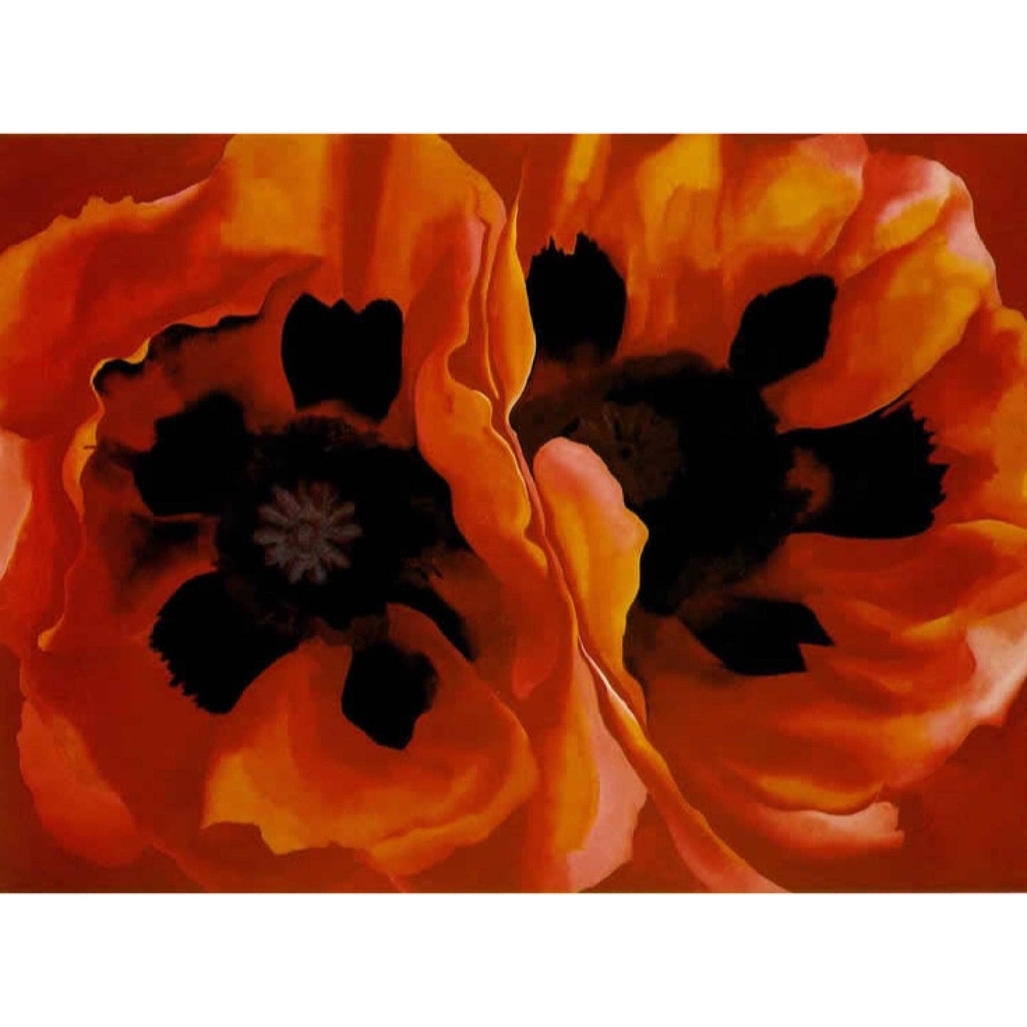 "Oriental Poppies" TwinPoint™ Mosaic Stone Element