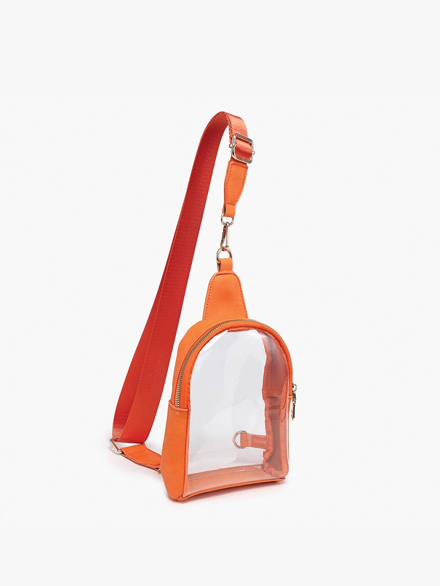 M2436CR Ellen Clear Sling Bag w/ Removable Guitar Strap