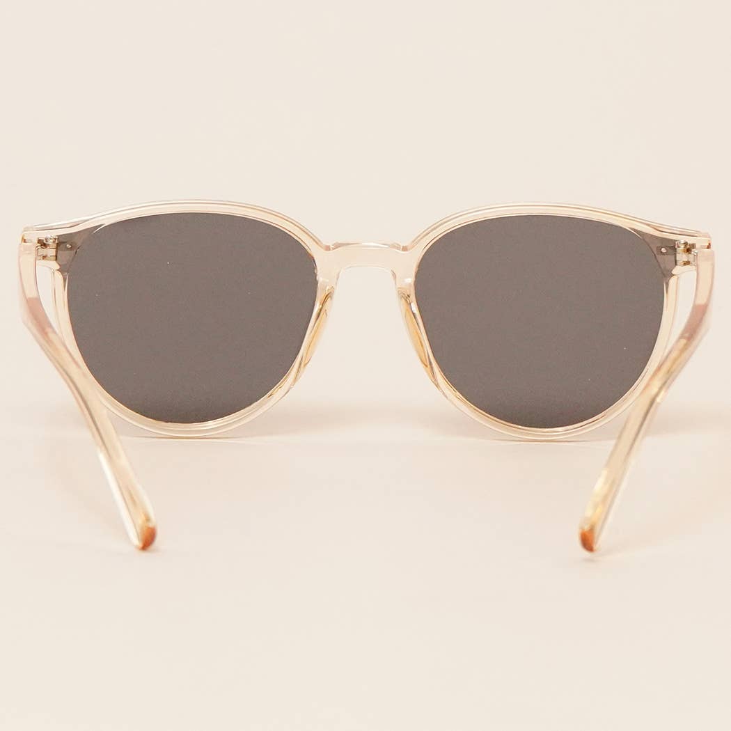 Acetate Round Fashion Sunglasses