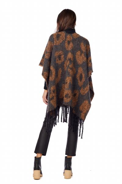 OVERSIZED LEOPARD PONCHO