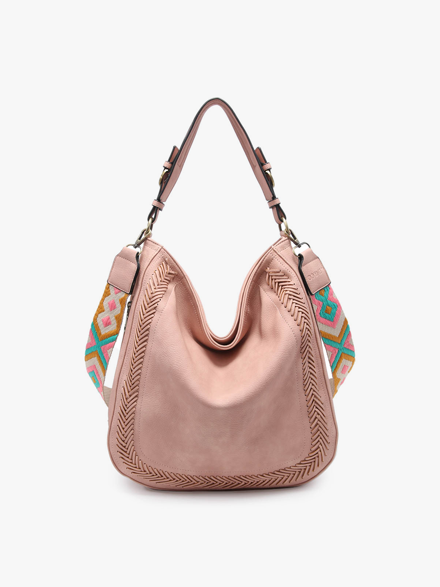 M2049 Aris Whipstitch Hobo/Crossbody w/ Guitar Strap
