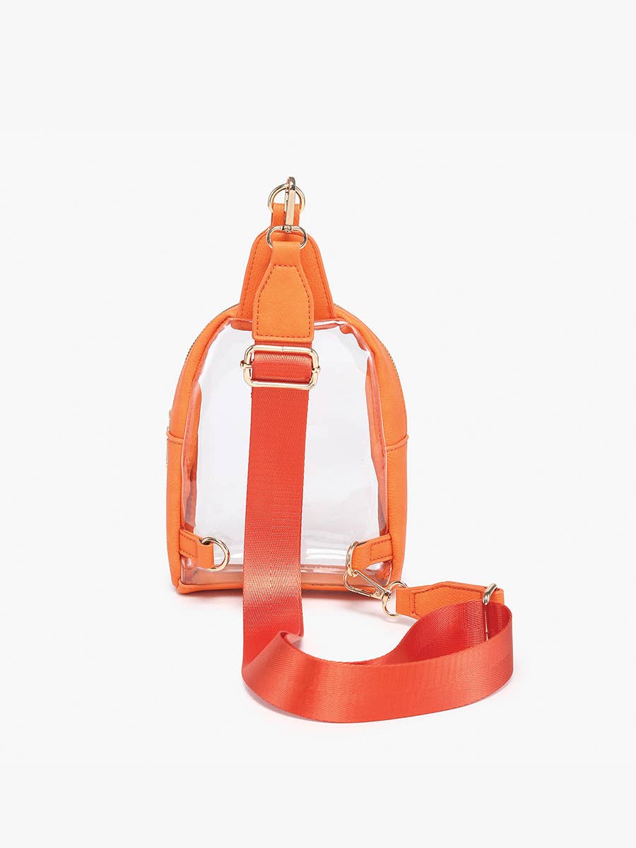 M2436CR Ellen Clear Sling Bag w/ Removable Guitar Strap