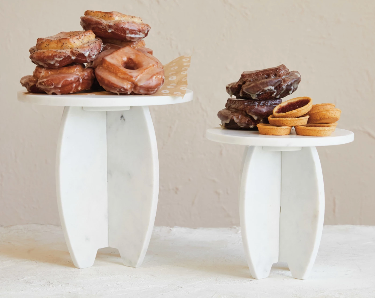Marble Pedestal w/ Interlocking Base