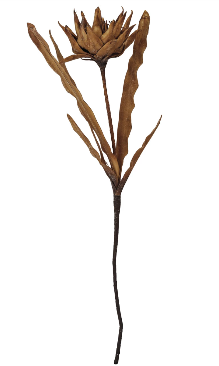 39-1/4"H Faux Flower Pick, Camel Color