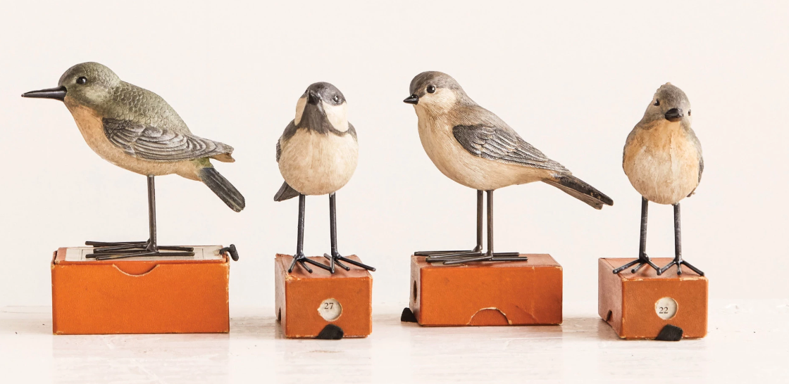 Bird with Metal Feet