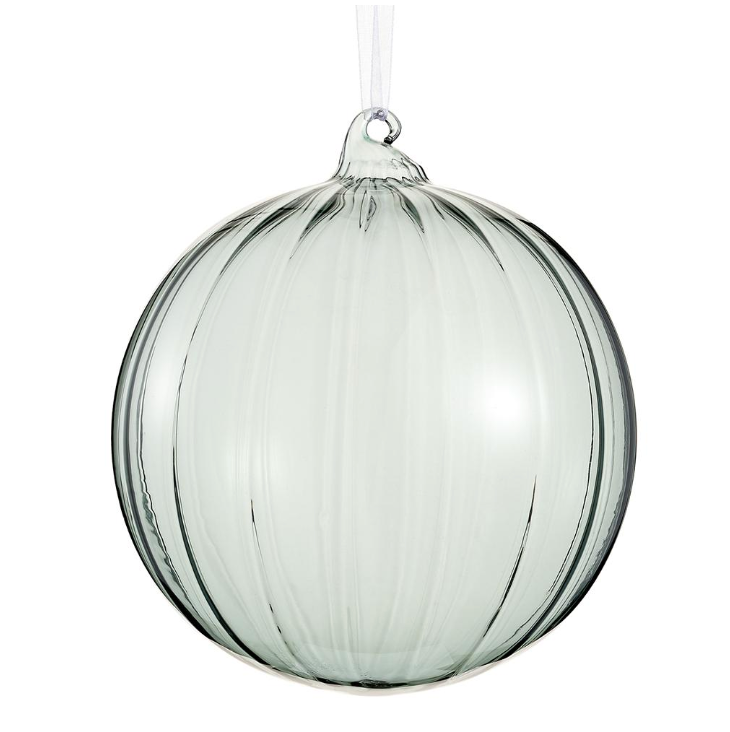 Glass Ball Ornament Teal