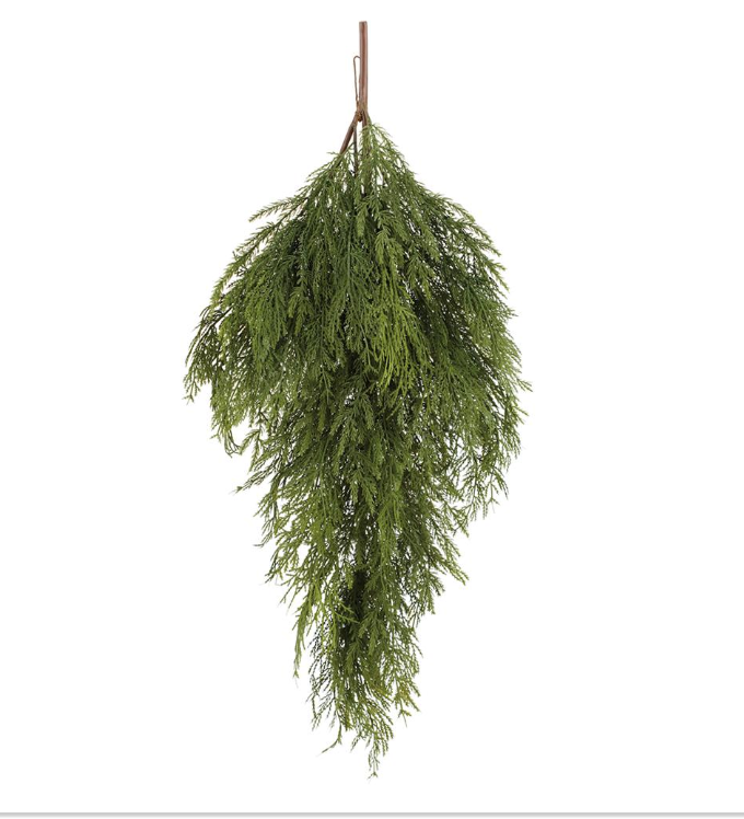 36" Ultra Deluxe Mixed Cedar Teardrop Green