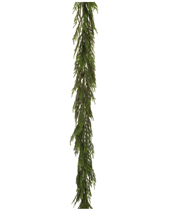 108" Cypress Garland Green