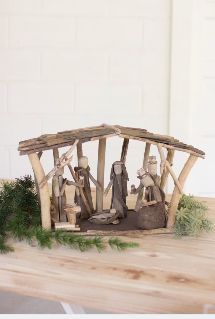 Driftwood Nativity