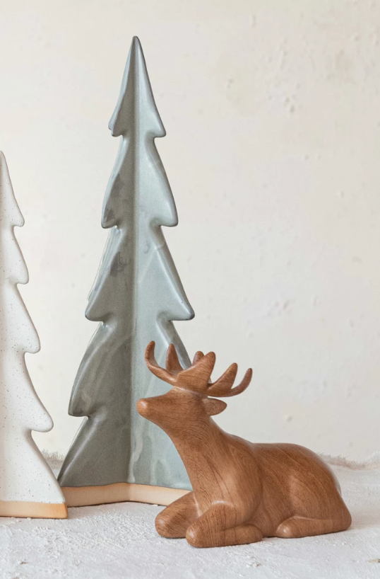 Stoneware Tree, Reactive Glaze