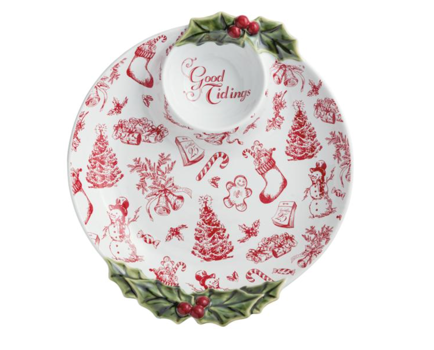 Good Tidings Chip and Dip Platter