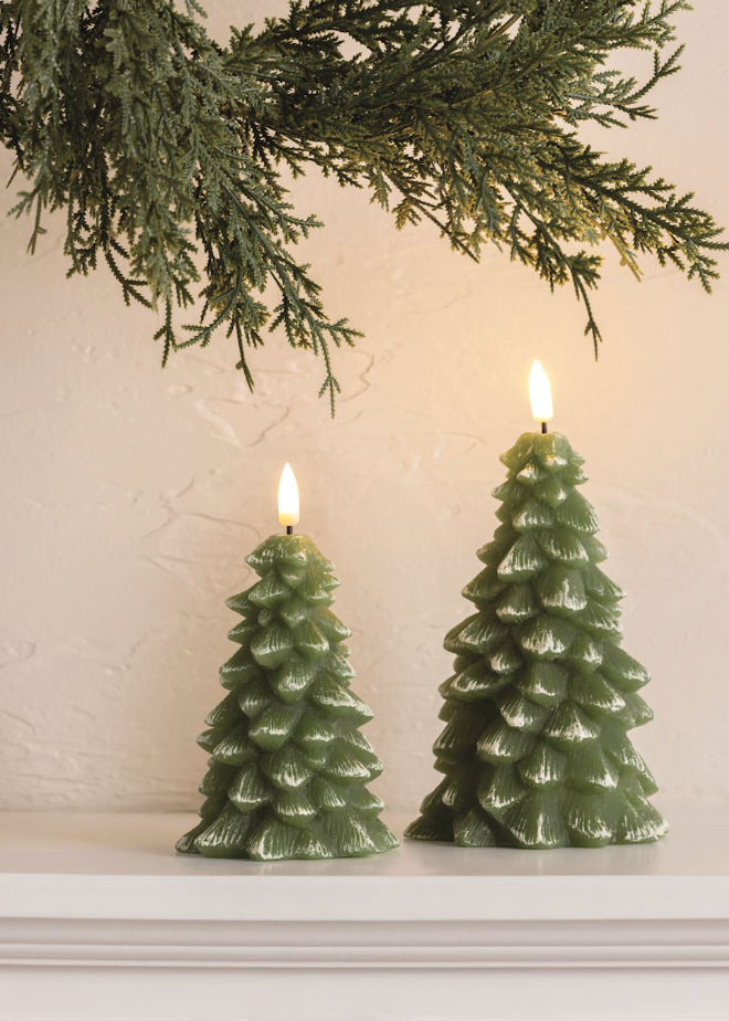 Large Tree Flameless Candle