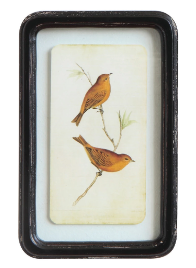Distressed Wood Framed Wall Decor, 6 Styles