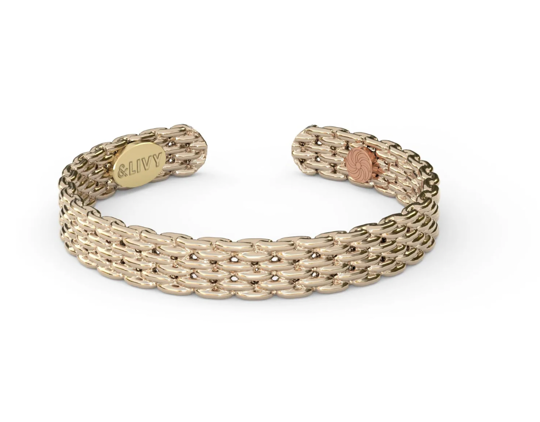 &Livy Mesh Ring