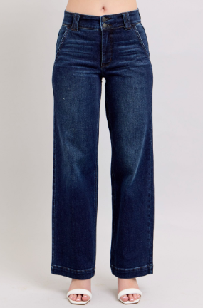 JB - High Waist Wide Leg Jeans