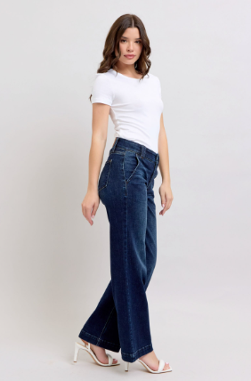 JB - High Waist Wide Leg Jeans
