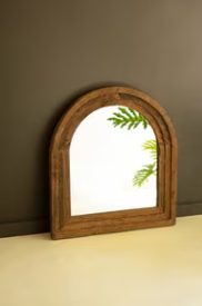 Arched Top Recycled Framed Wall Mirror