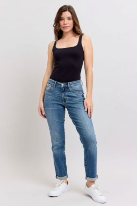 JB - MR Vintage Wash Non-Destroy Boyfriend Fit