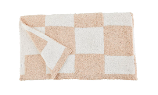 Chenille Checkered Blanket