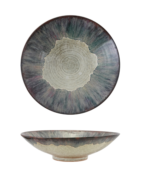 Stoneware Serving Bowl (Each One Will Vary)