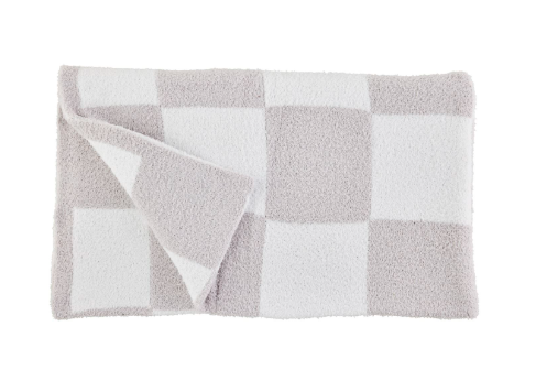 Chenille Checkered Blanket