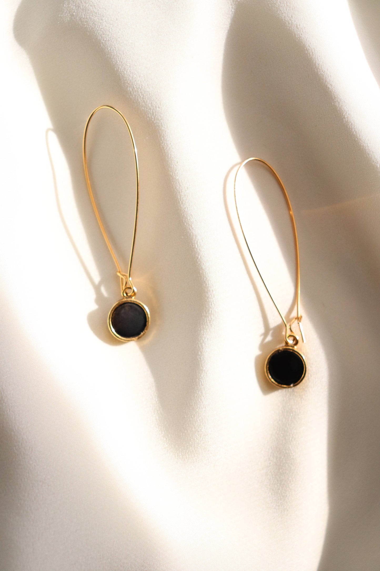 Angie Earrings (Gold Horn)