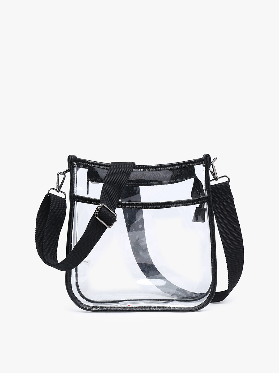 M2168CR Posie Clear Crossbody w/ Vegan Leather