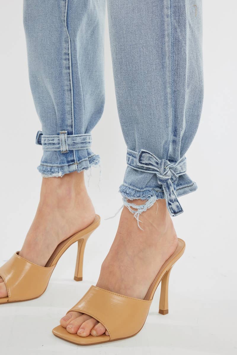 KC- High Rise Jogger Denim