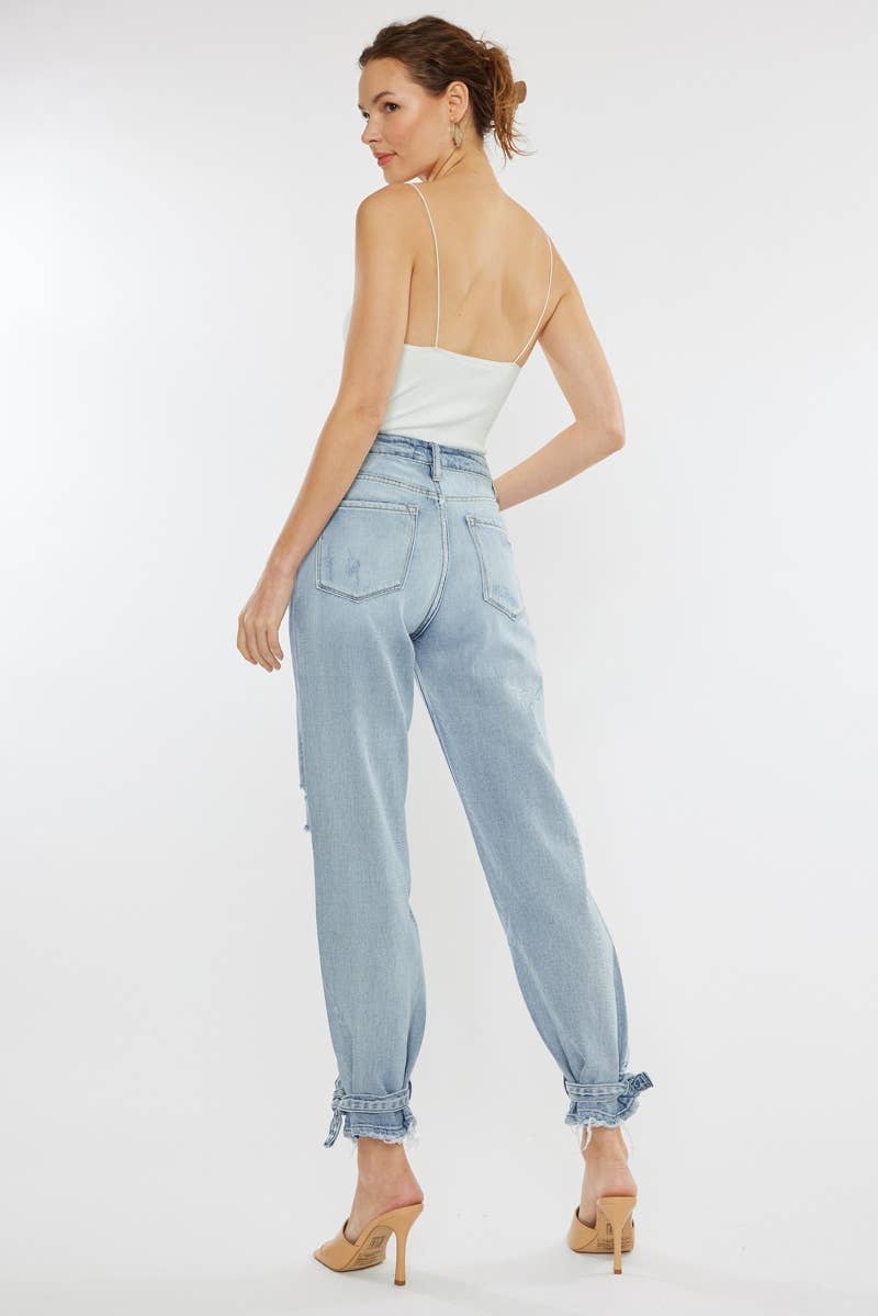 KC- High Rise Jogger Denim