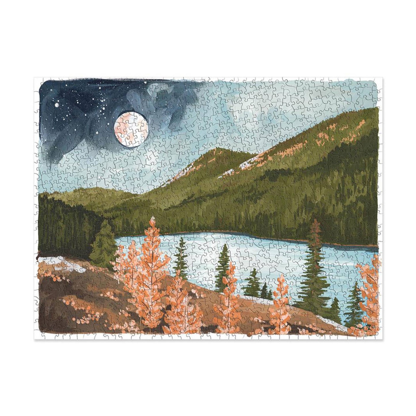 Alpine Moon - 1,000 Piece Jigsaw Puzzle