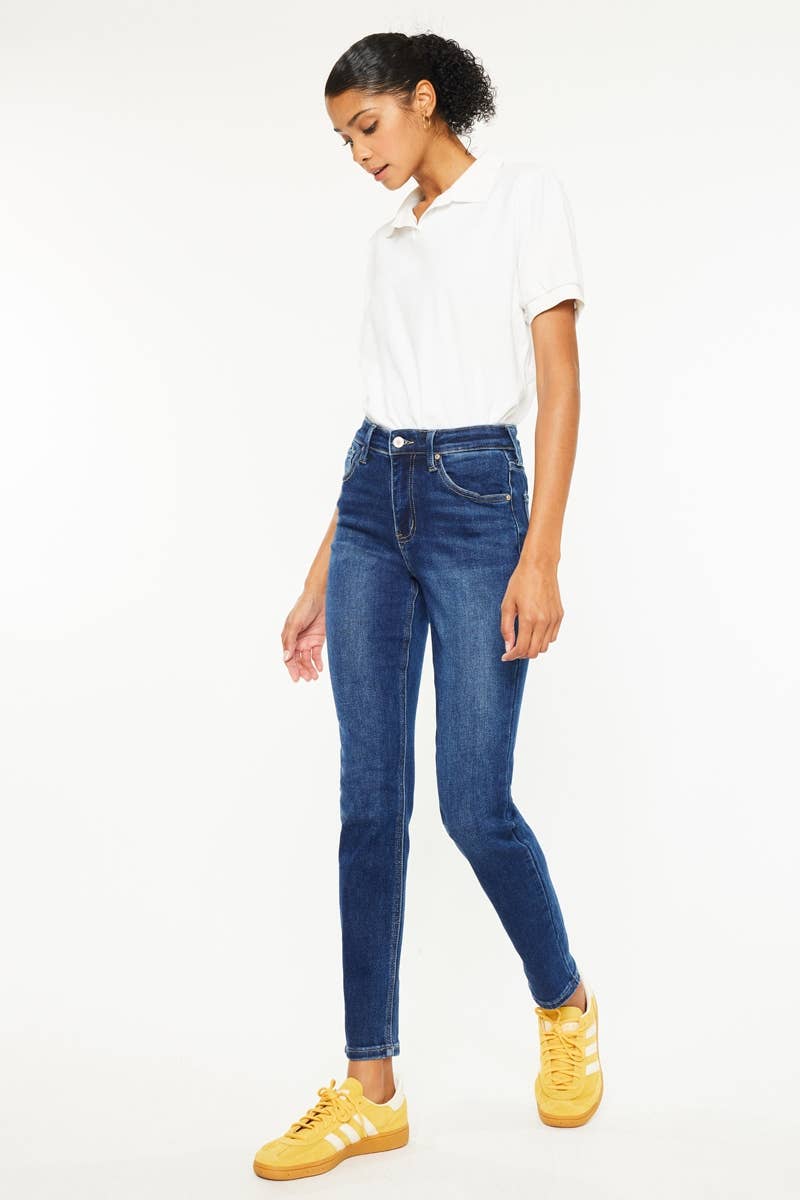 KC - Cigarette Fit Dark Wash