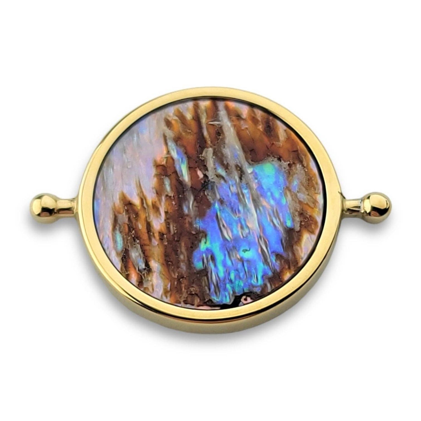 Abalone Shell Round Crystal Element