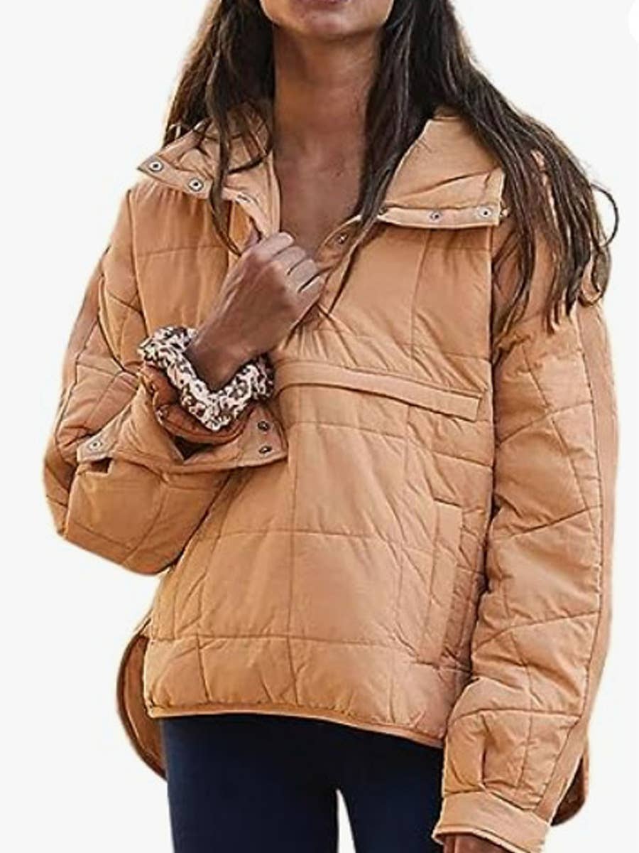 Leisure Lightweight Pullover Puffer Quilted jacket