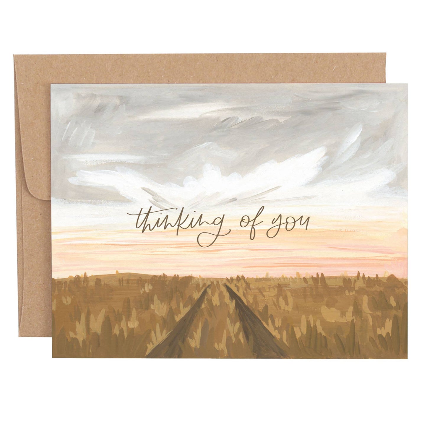 Winter Sunrise Sympathy Greeting Card