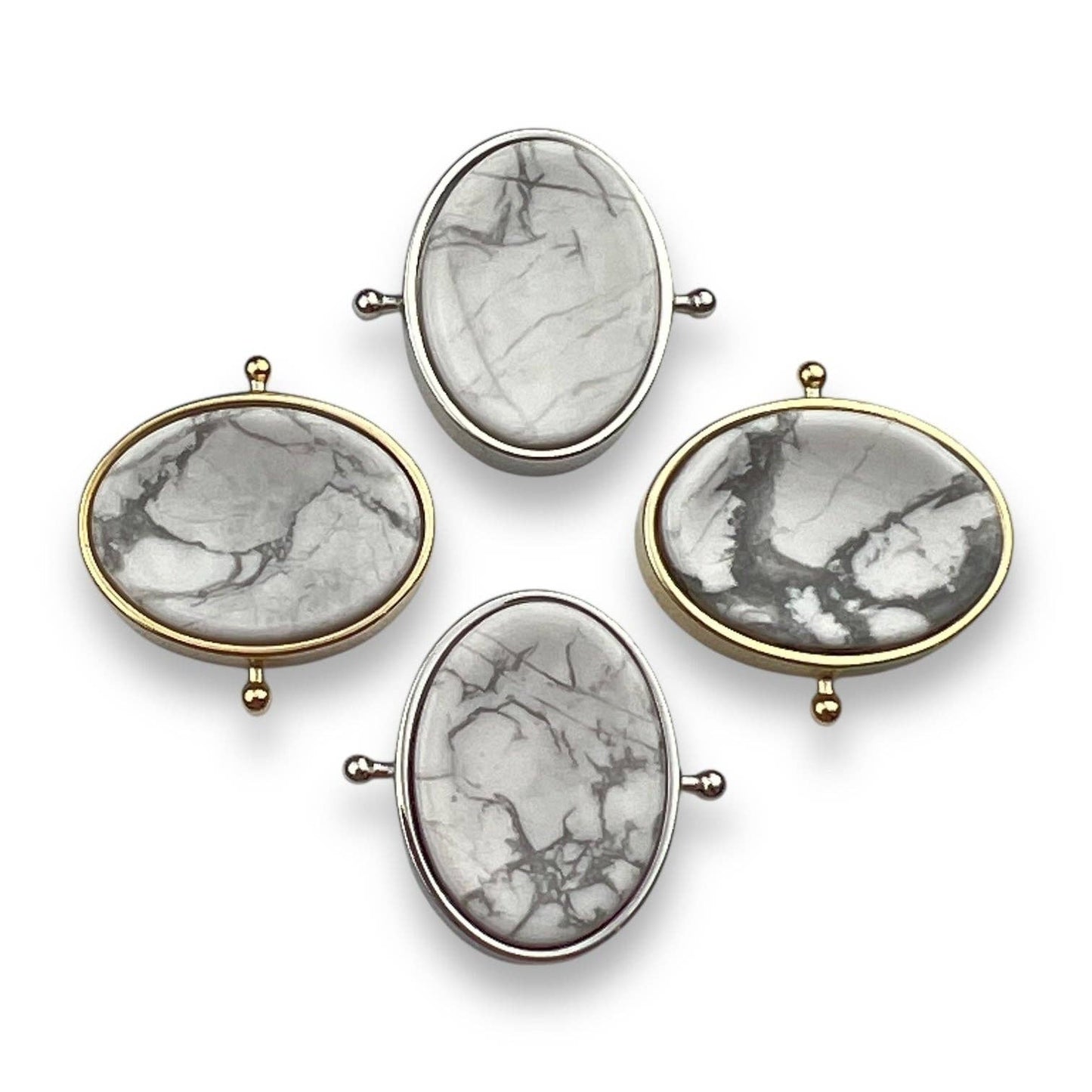 Howlite Worry Stone Element