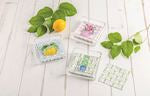 Lemon Garden Napkin & Caddy Set