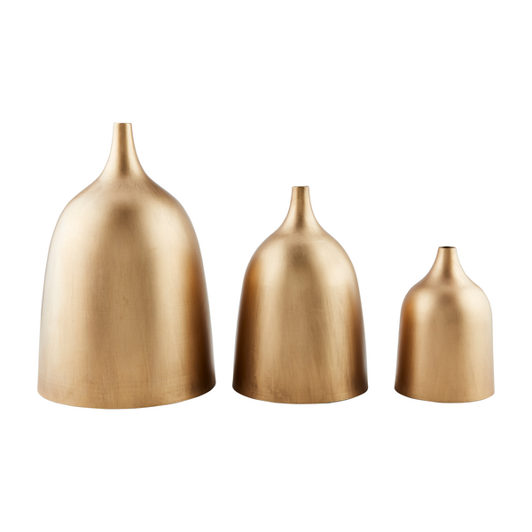 NESTING METAL VASES
